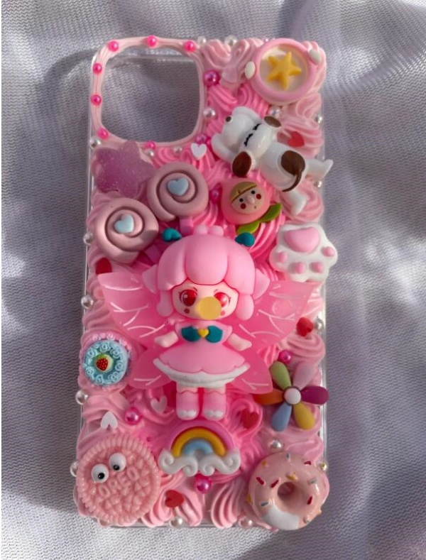 奶油胶手机壳图片粉色系 奶油胶手机壳简单好看样式图集
