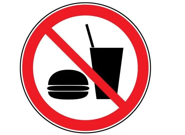 禁止吃东西的标志图片 最新禁止吃东西的标志图