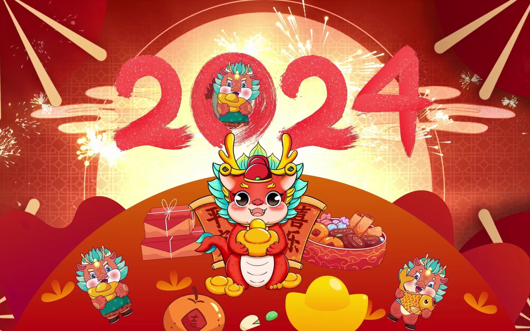 Happy chinese new year 2024 the dragon zodiac sign 23479405 Vector Art at Vecteezy