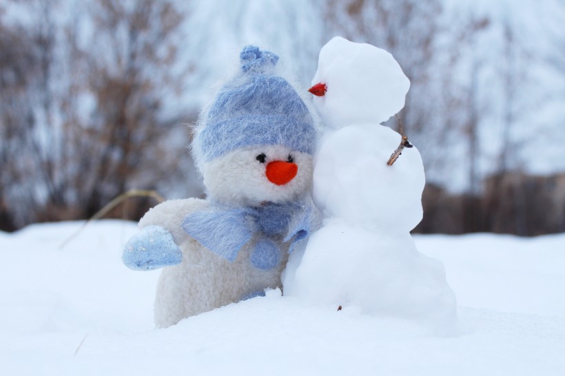 好看可爱的雪人玩偶图片大全