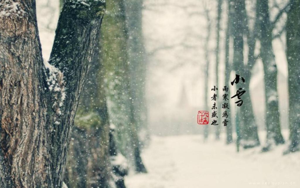 中国传统节气之小雪