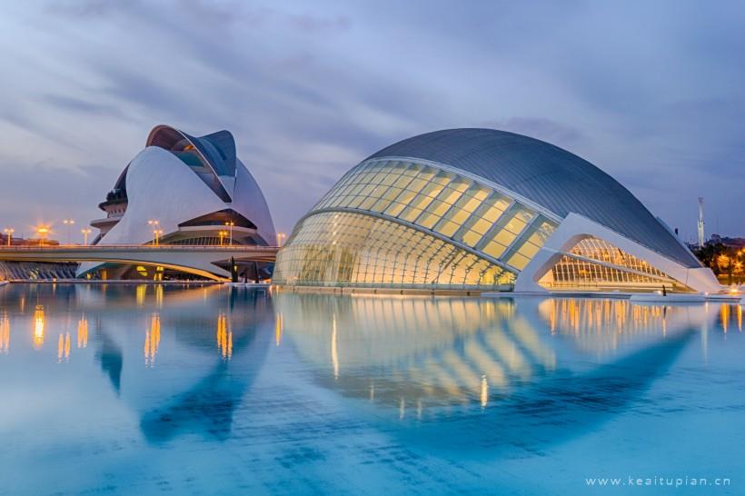 西班牙瓦伦西亚建筑风景图片