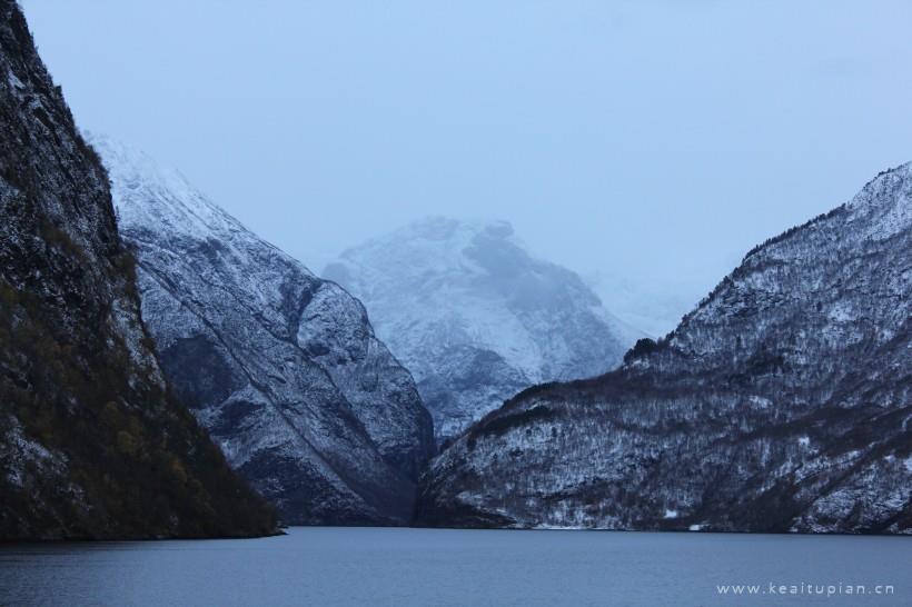 壮观的挪威峡湾自然风景图片