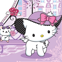 可爱超萌的粉色Hello Kitty凯蒂猫头像图片
