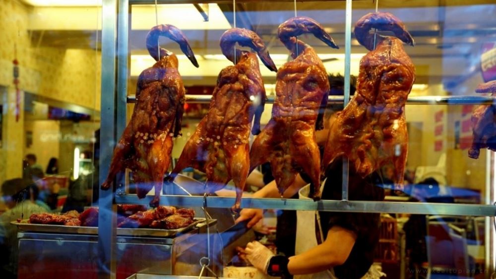 好看让人流口水的北京烤鸭美味美食图片