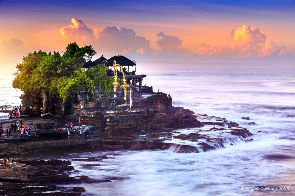 巴厘岛海神庙旅游景点超美自然风景壁纸
