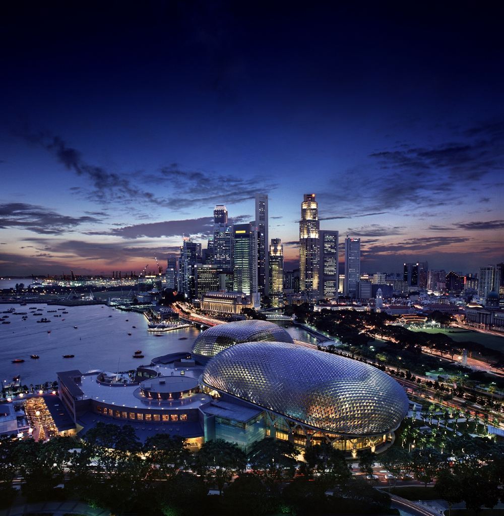 高清新加坡滨海艺术中心图片 滨海艺术中心旅游景点真实照片风景