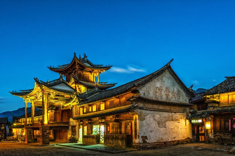 大理旅游景点沙溪古镇高清风景图片 沙溪古镇真