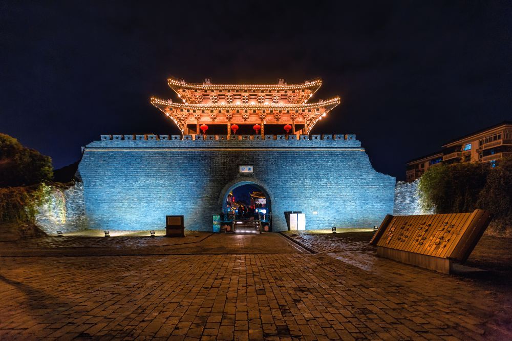扬州东关街历史街区高清夜景图片