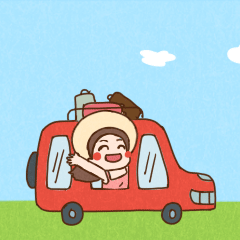 国庆节假期旅游GIF表情包图片