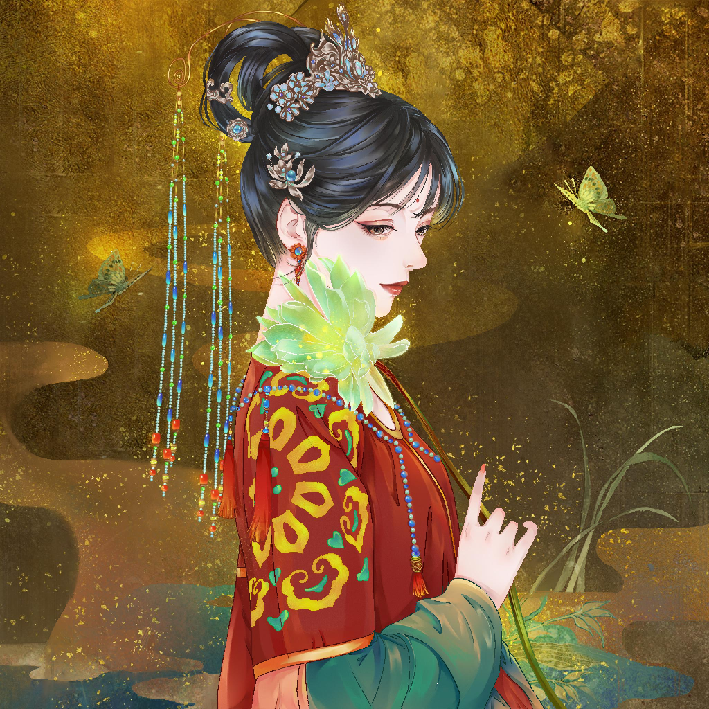 精致手绘古风美人唯美头像图片